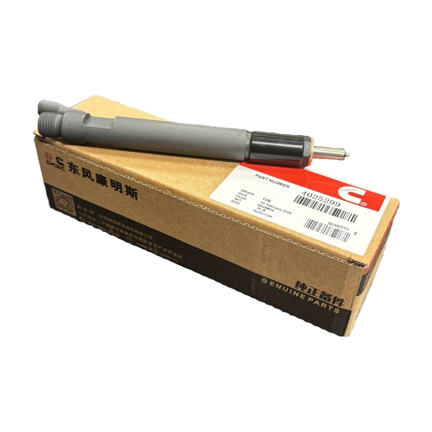 Cummins C-Series 8.3L Fuel Injector 4025299 3802851 New Replacement