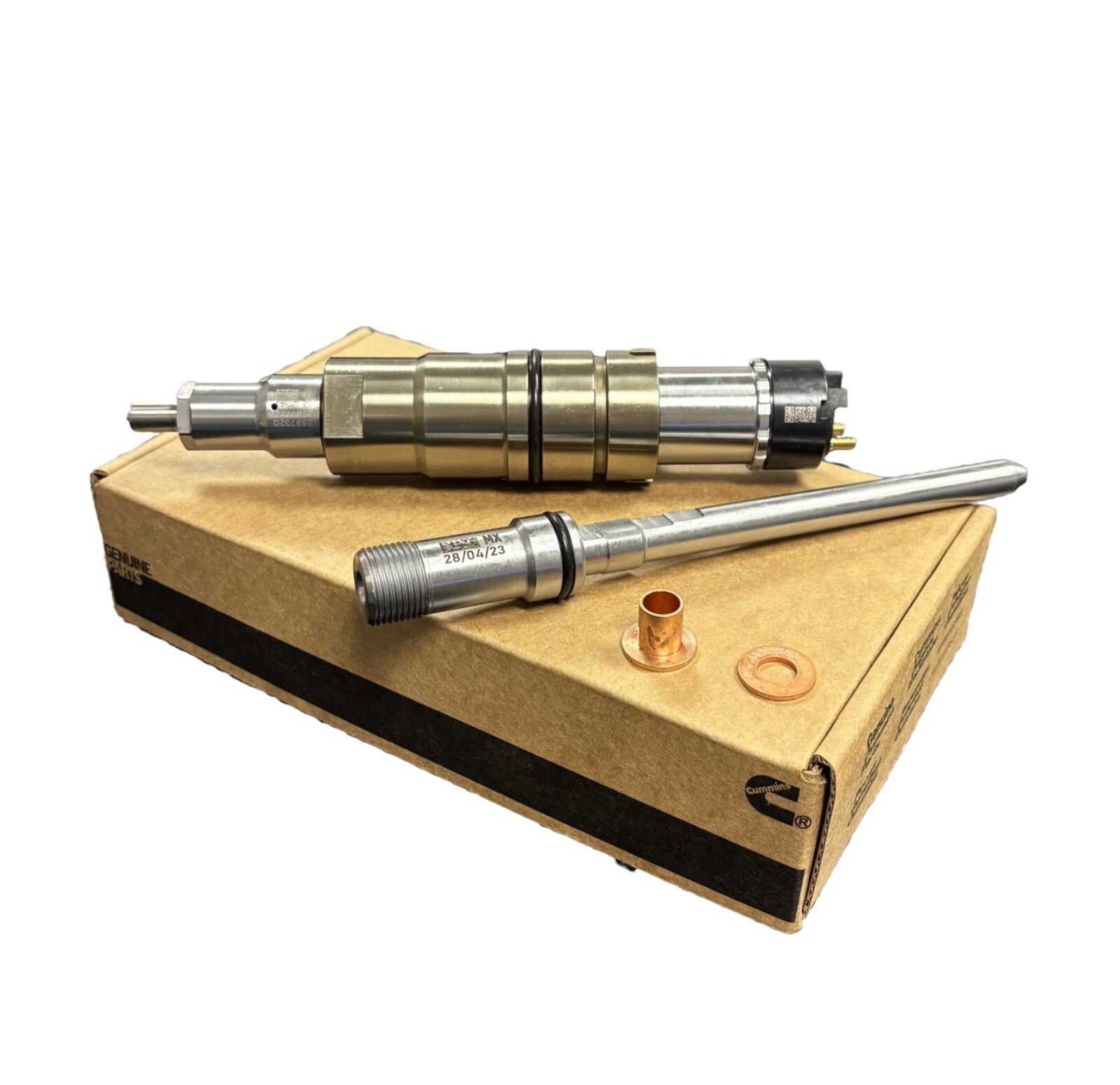 Cummins ISX15 Fuel Injector With Connector Tube 2897320 5579419 New Replacement