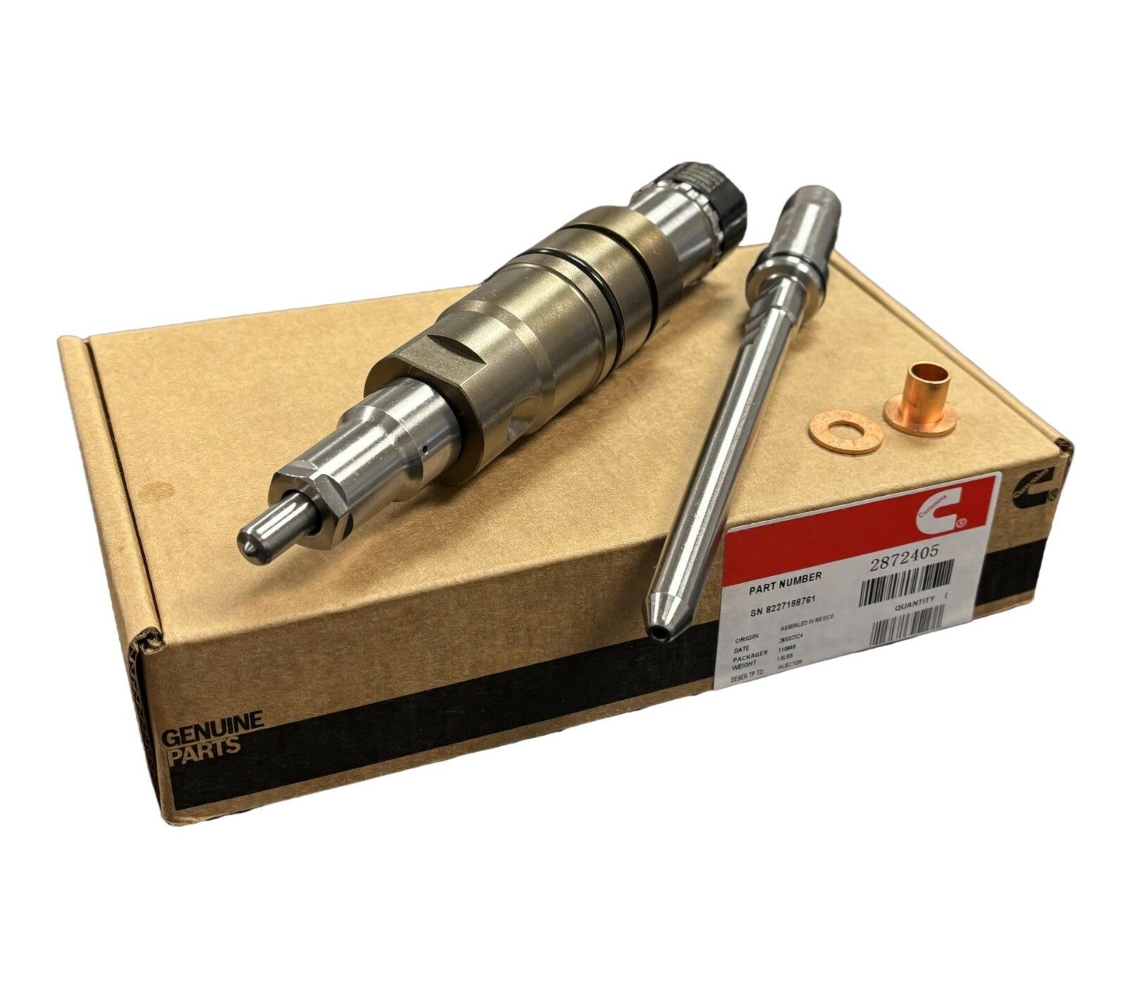 Cummins ISX15 Fuel Injector With Connector 2872405 5579417 New Replacement